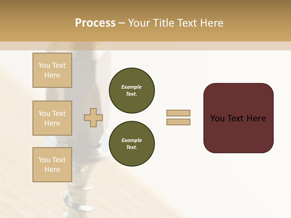 Still Closeup Bit PowerPoint Template