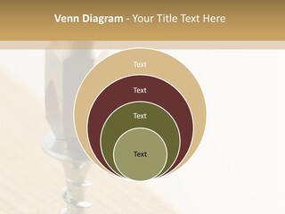 Still Closeup Bit PowerPoint Template