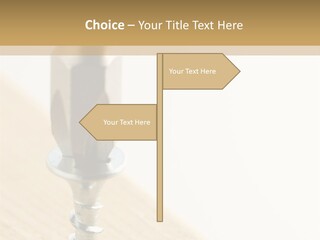 Still Closeup Bit PowerPoint Template