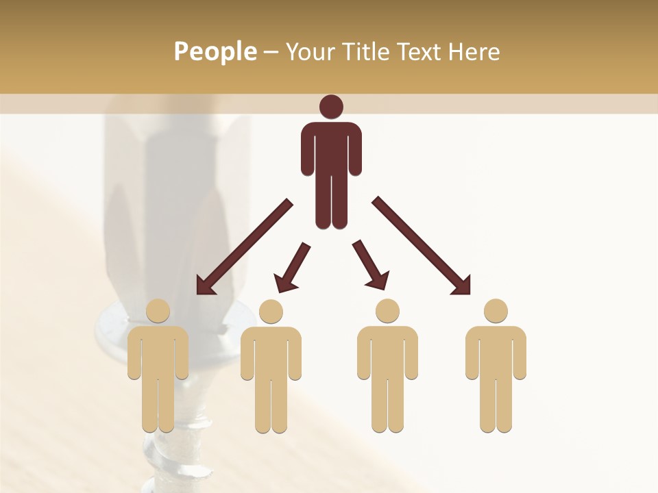 Still Closeup Bit PowerPoint Template
