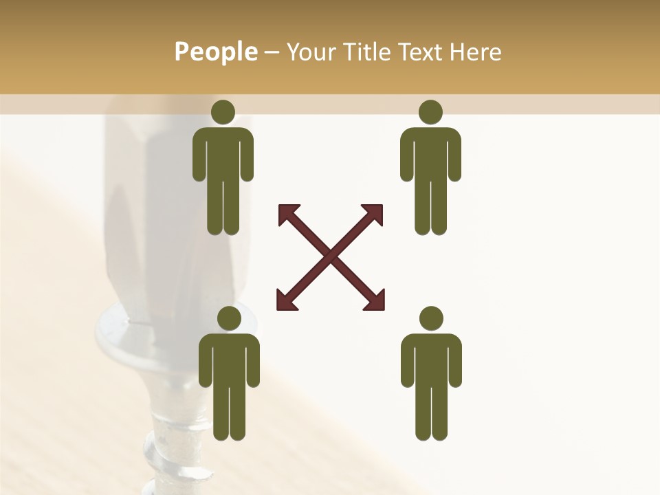 Still Closeup Bit PowerPoint Template