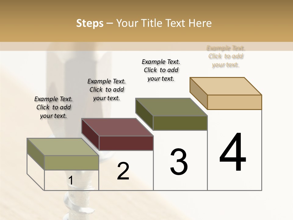 Still Closeup Bit PowerPoint Template