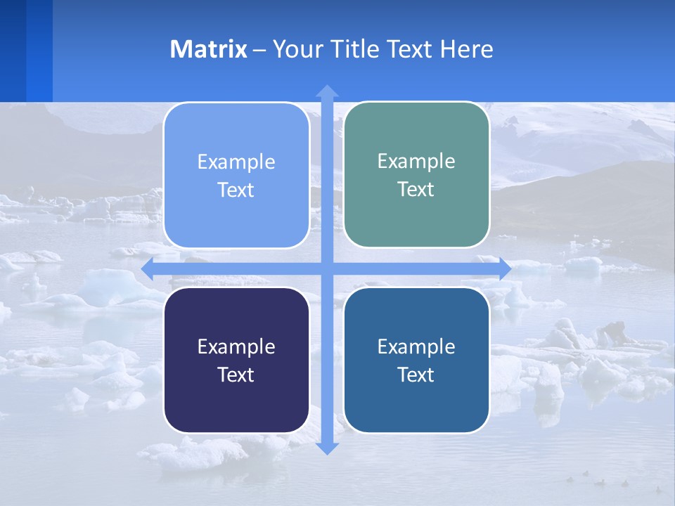 Electricity Cooling Switch PowerPoint Template