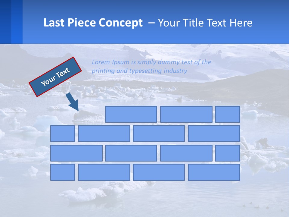 Electricity Cooling Switch PowerPoint Template