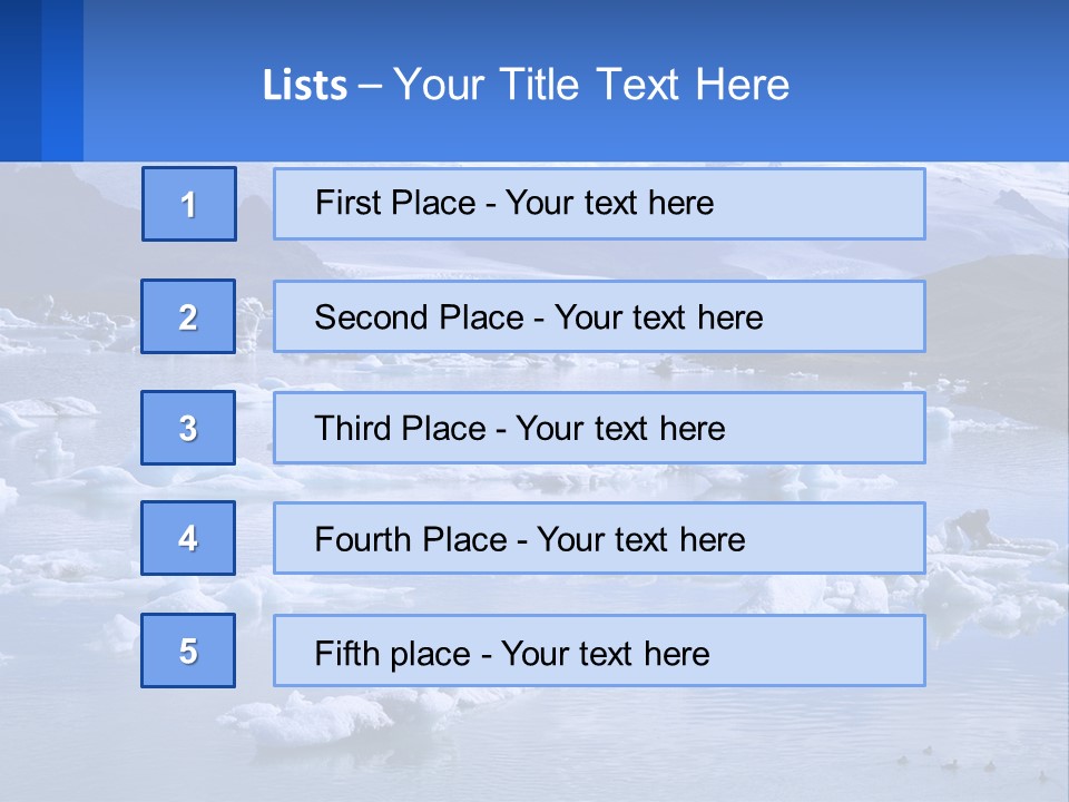 Electricity Cooling Switch PowerPoint Template