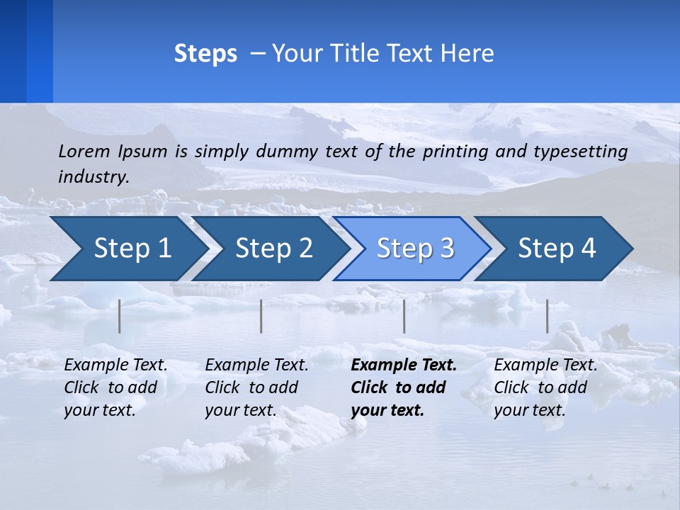Electricity Cooling Switch PowerPoint Template