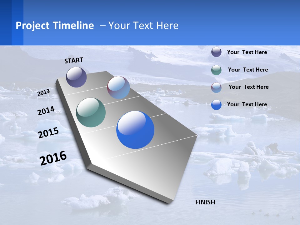Electricity Cooling Switch PowerPoint Template
