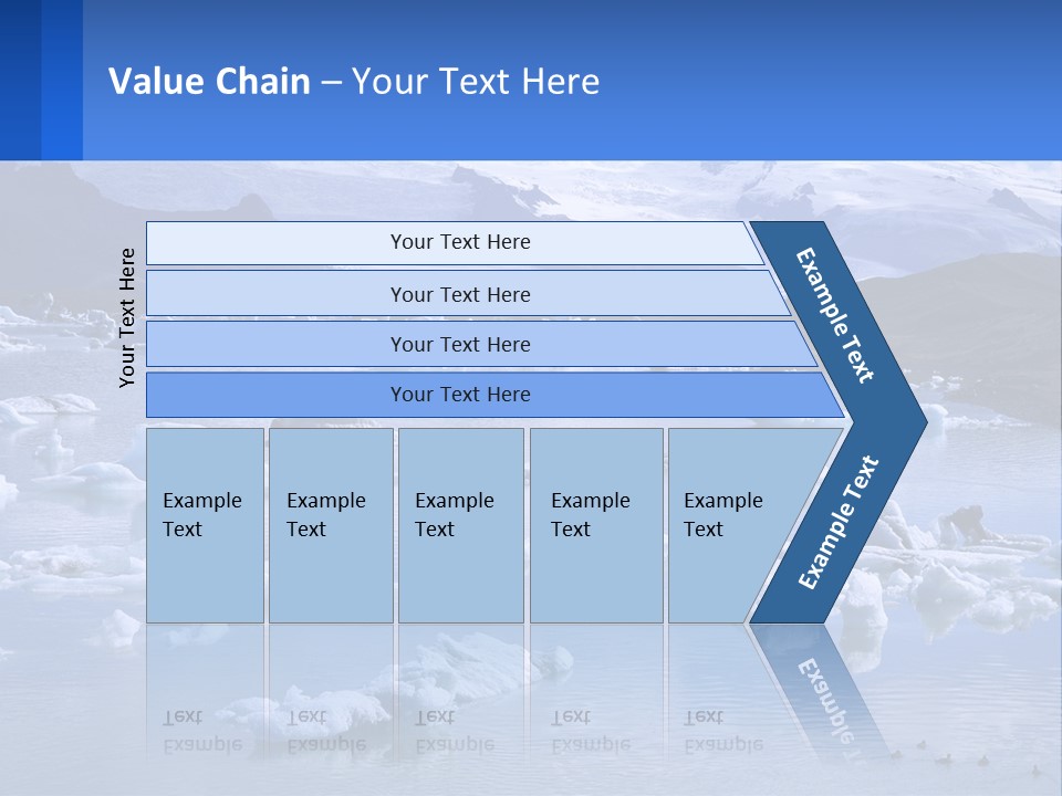 Electricity Cooling Switch PowerPoint Template