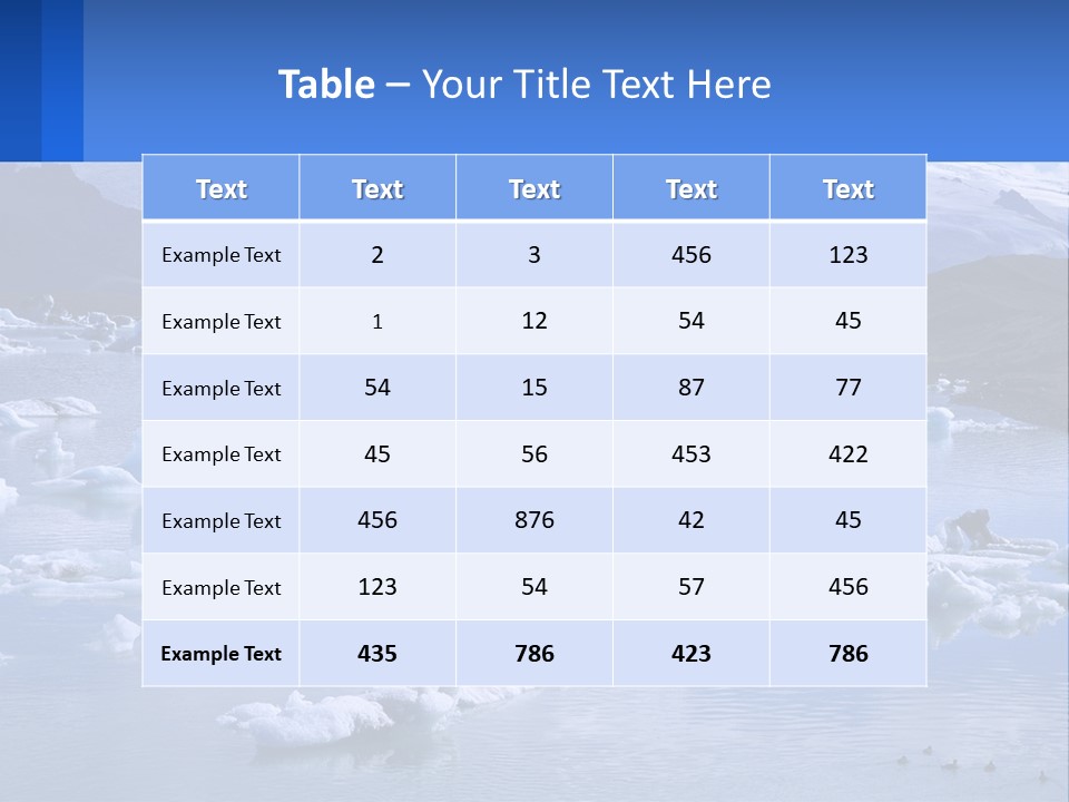 Electricity Cooling Switch PowerPoint Template