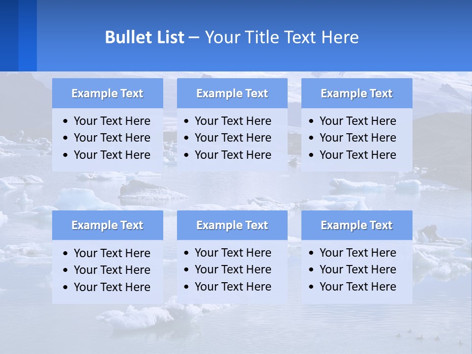 Electricity Cooling Switch PowerPoint Template