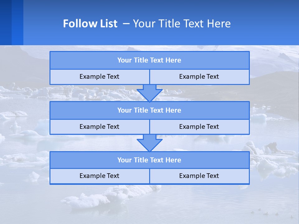 Electricity Cooling Switch PowerPoint Template