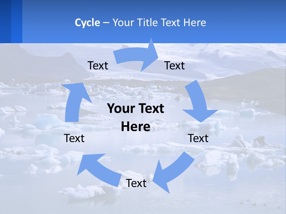 Electricity Cooling Switch PowerPoint Template