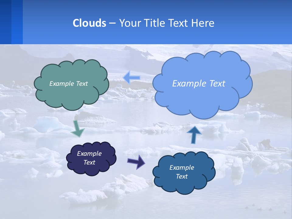 Electricity Cooling Switch PowerPoint Template
