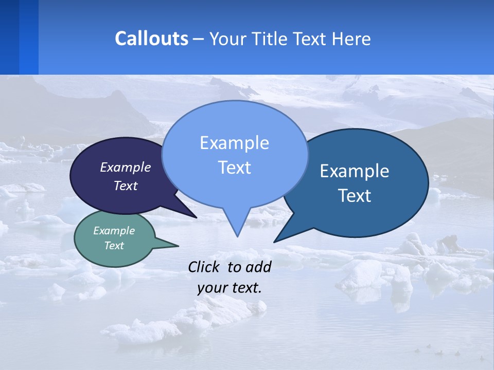 Electricity Cooling Switch PowerPoint Template