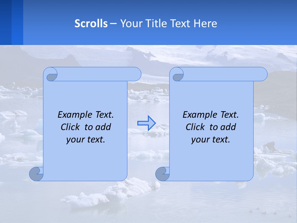 Electricity Cooling Switch PowerPoint Template