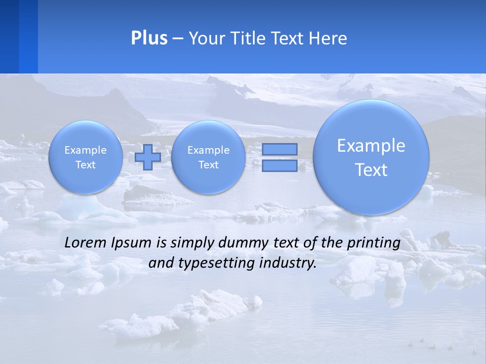 Electricity Cooling Switch PowerPoint Template