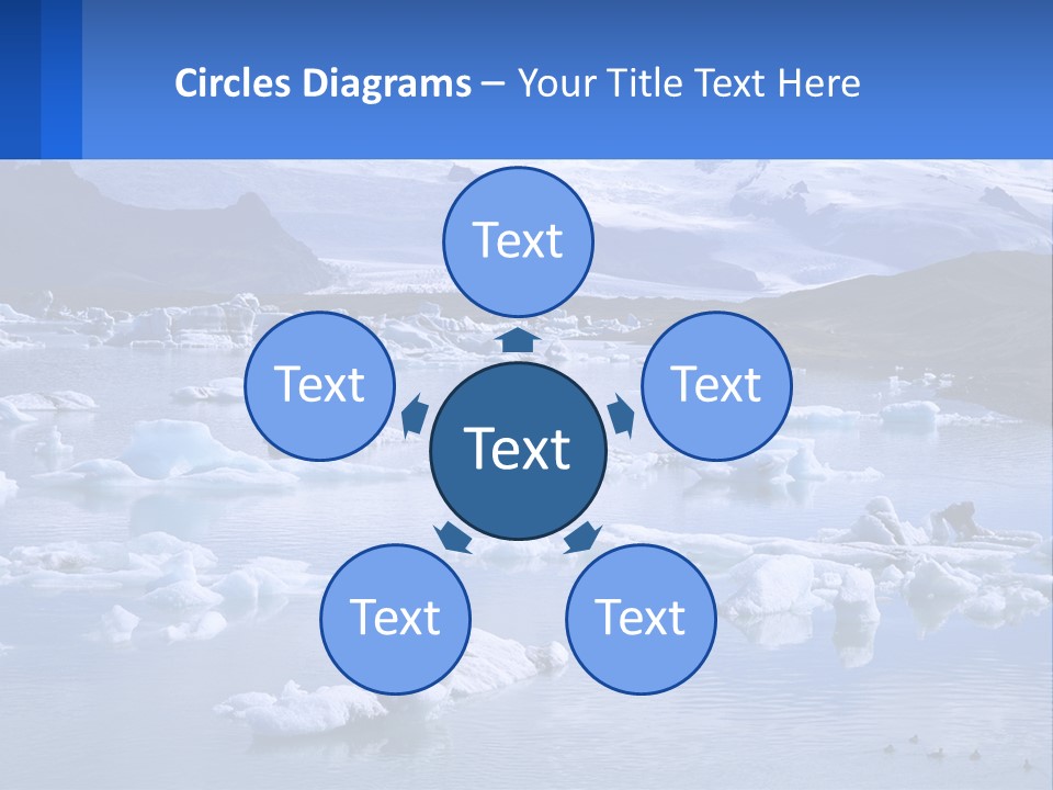 Electricity Cooling Switch PowerPoint Template