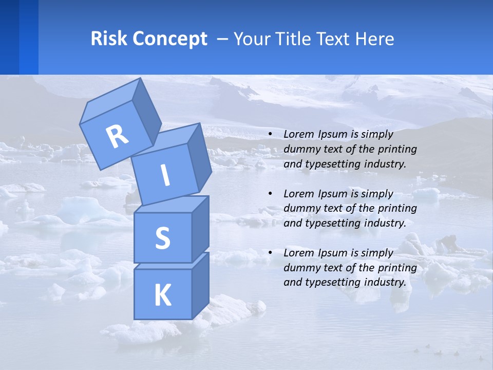 Electricity Cooling Switch PowerPoint Template