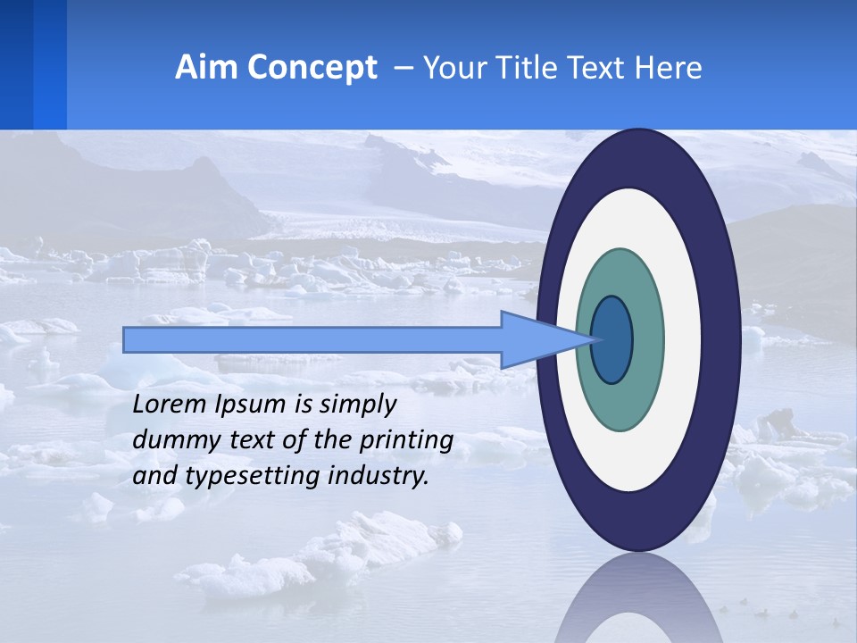 Electricity Cooling Switch PowerPoint Template