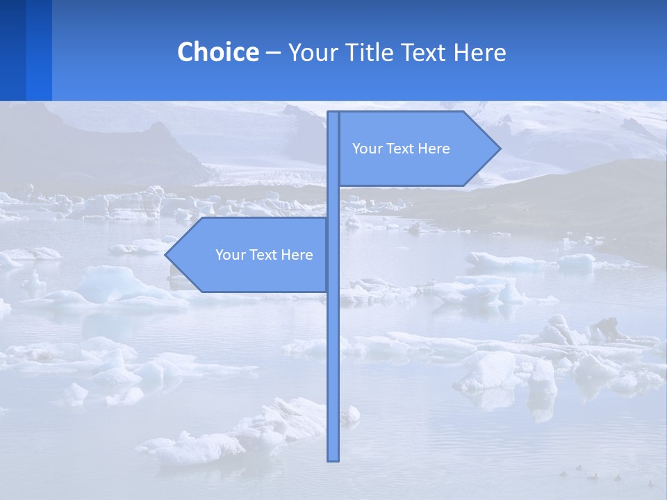 Electricity Cooling Switch PowerPoint Template