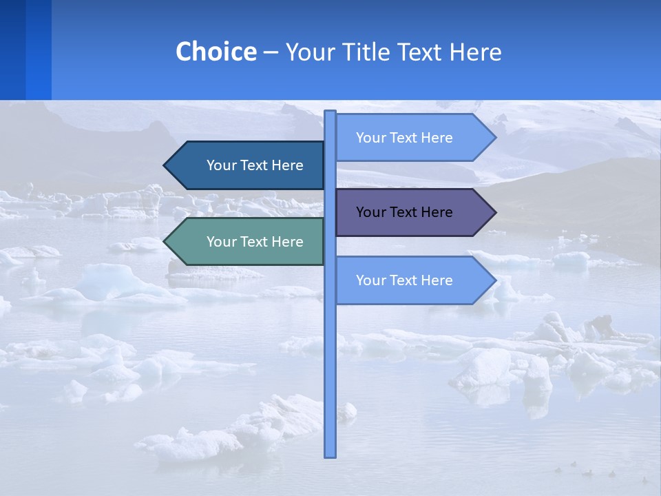 Electricity Cooling Switch PowerPoint Template