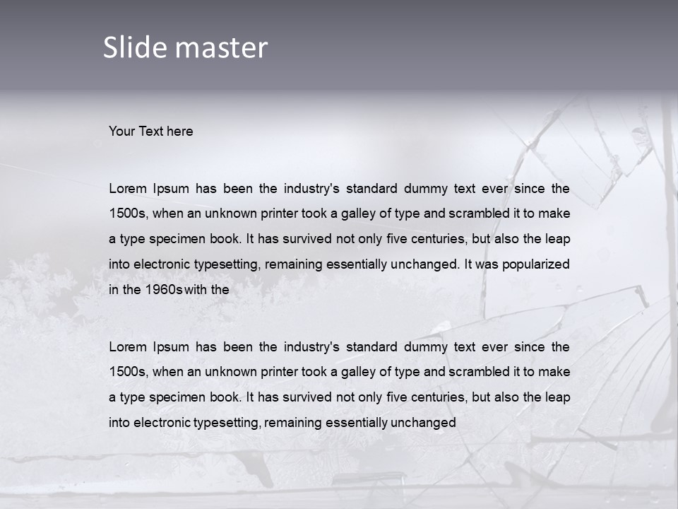 Equipment Temperature Cold PowerPoint Template