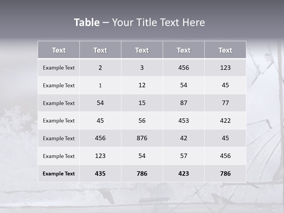 Equipment Temperature Cold PowerPoint Template