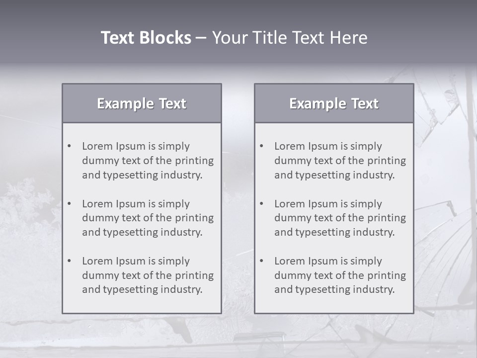 Equipment Temperature Cold PowerPoint Template