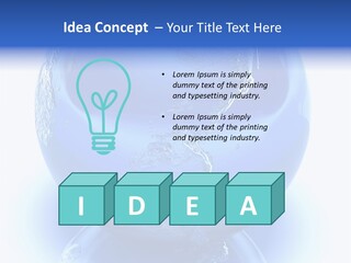 Cooling Remote Energy PowerPoint Template