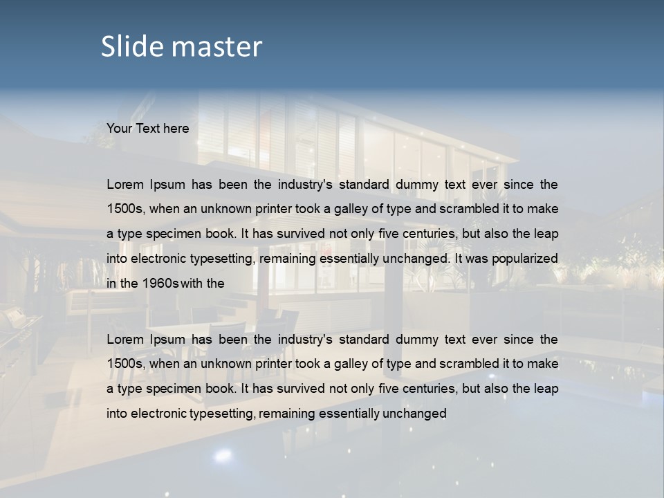 Heat Home Electricity PowerPoint Template