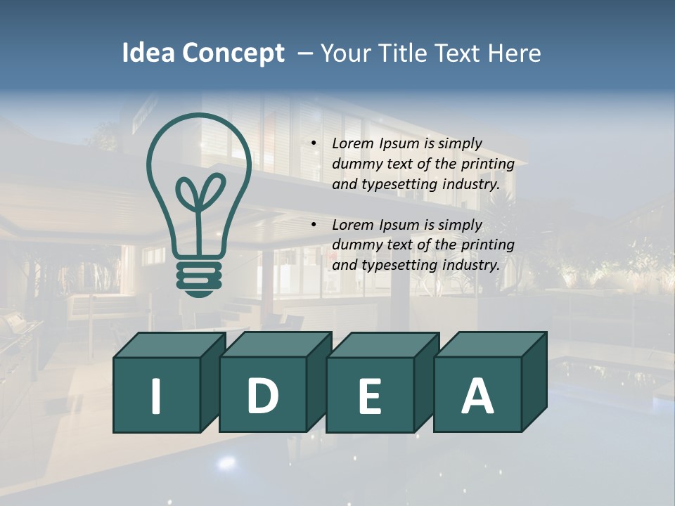 Heat Home Electricity PowerPoint Template