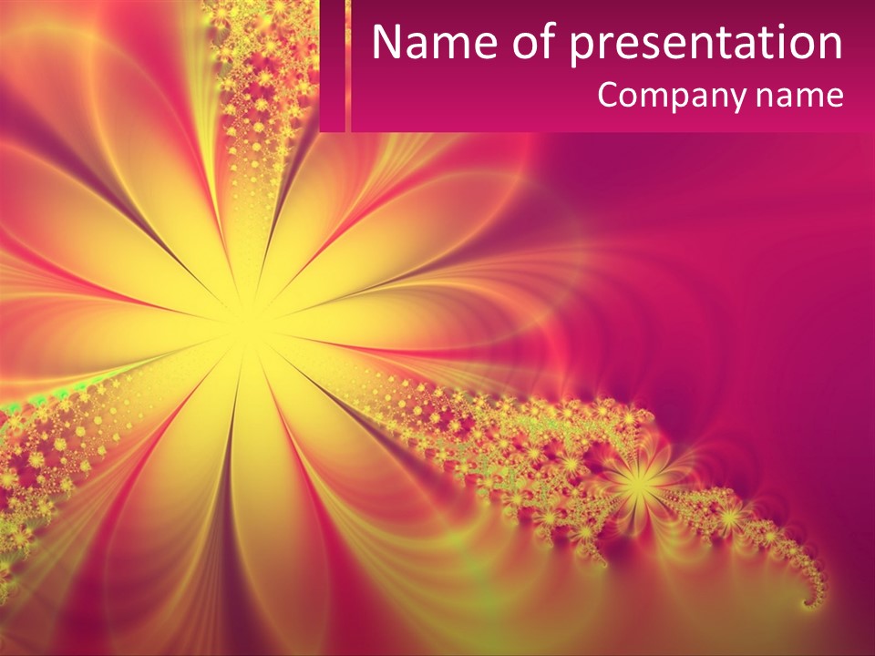 Technology Cool Cold PowerPoint Template