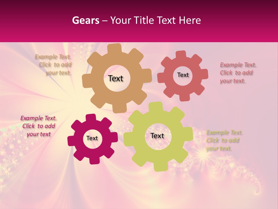 Technology Cool Cold PowerPoint Template