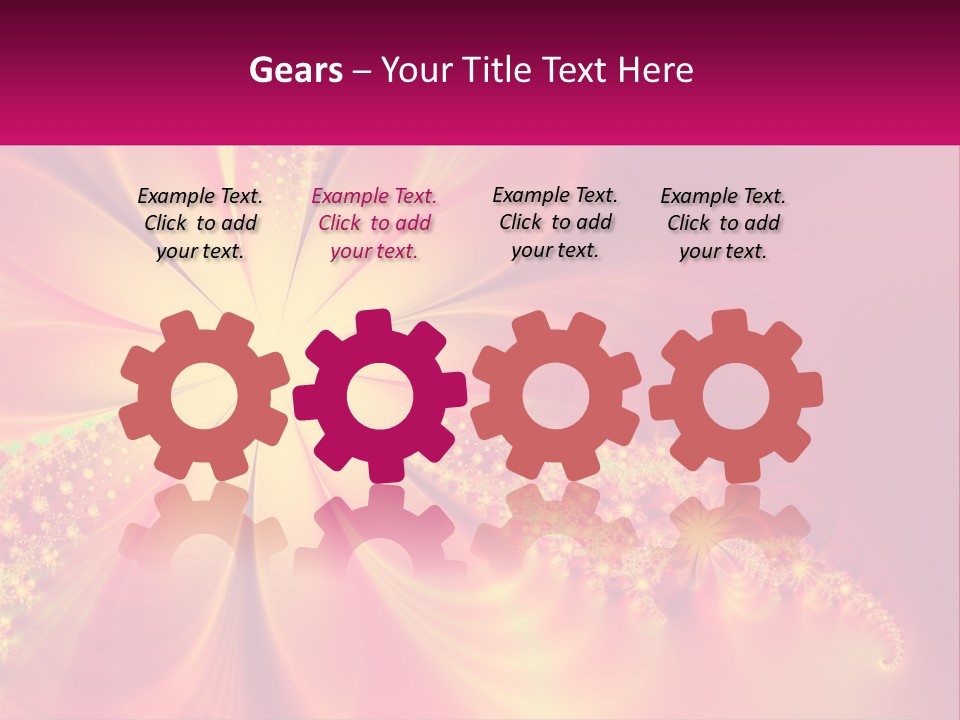Technology Cool Cold PowerPoint Template