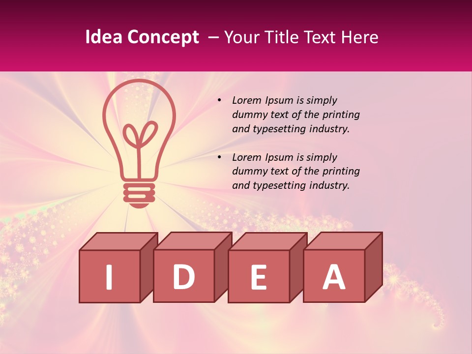 Technology Cool Cold PowerPoint Template
