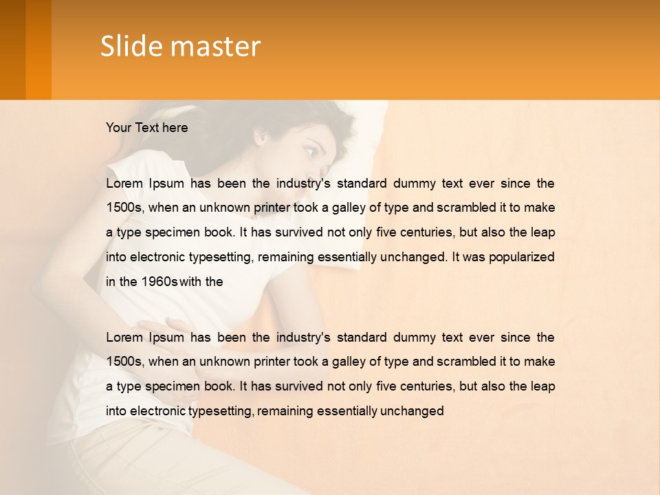 Heat White Temperature PowerPoint Template