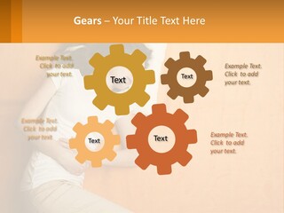 Heat White Temperature PowerPoint Template