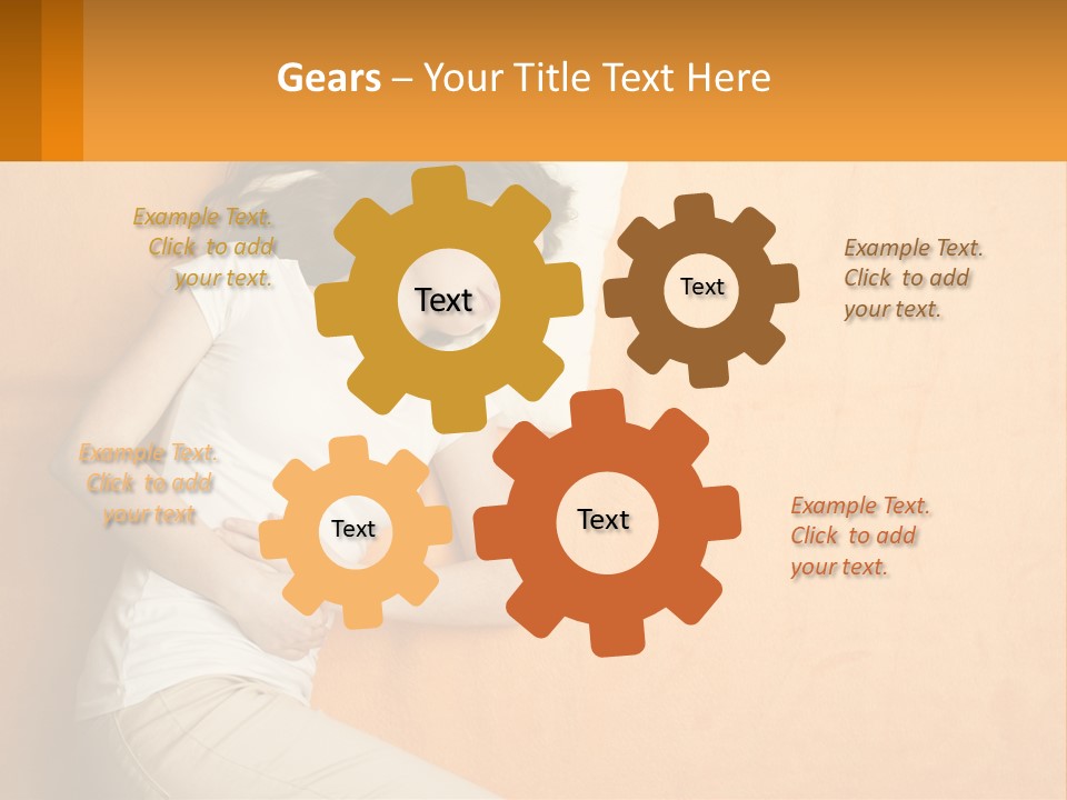 Heat White Temperature PowerPoint Template