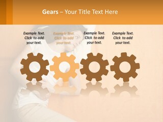 Heat White Temperature PowerPoint Template