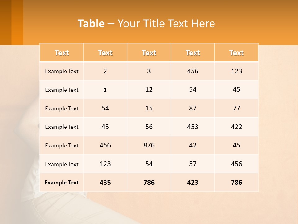 Heat White Temperature PowerPoint Template