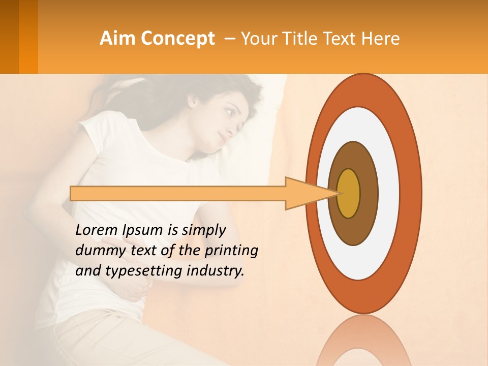 Heat White Temperature PowerPoint Template
