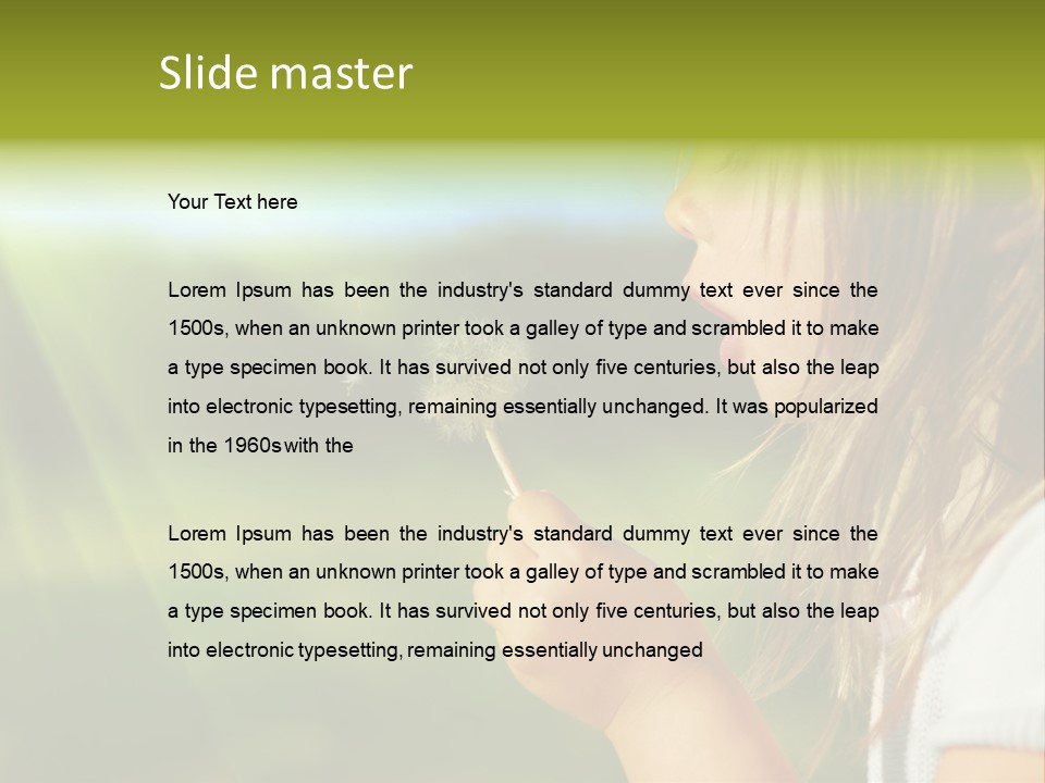 House Air Cold PowerPoint Template