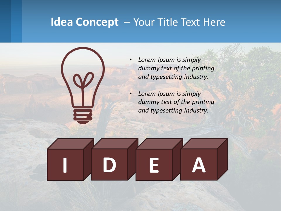 Industry Heat Home PowerPoint Template
