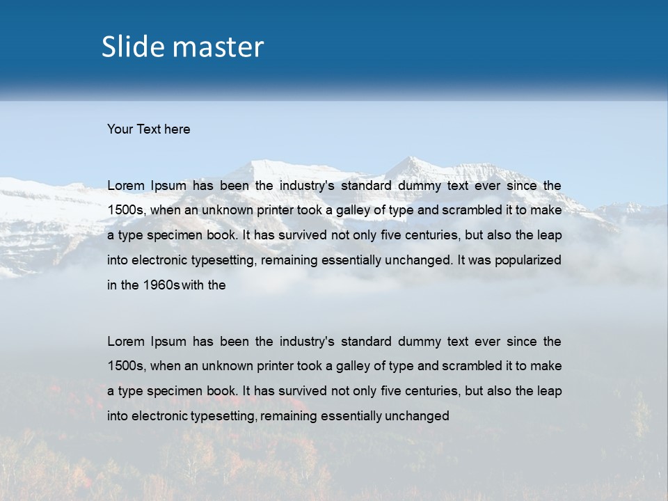 Cooling Power Technology PowerPoint Template