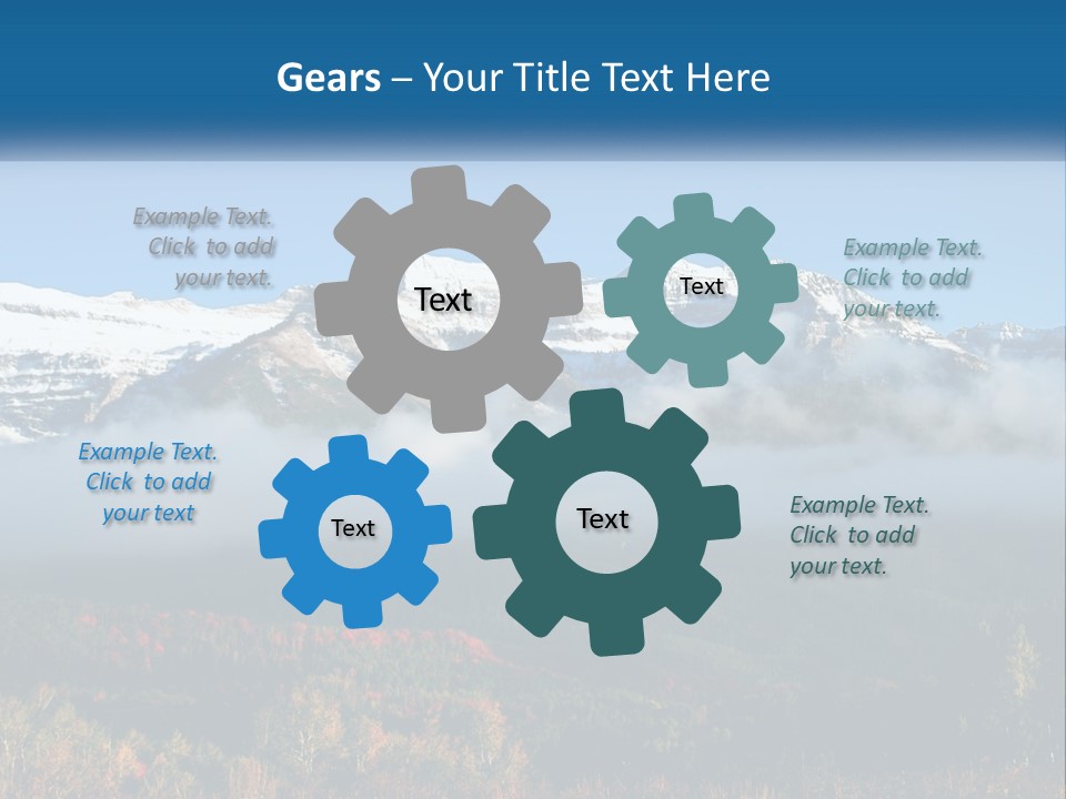 Cooling Power Technology PowerPoint Template