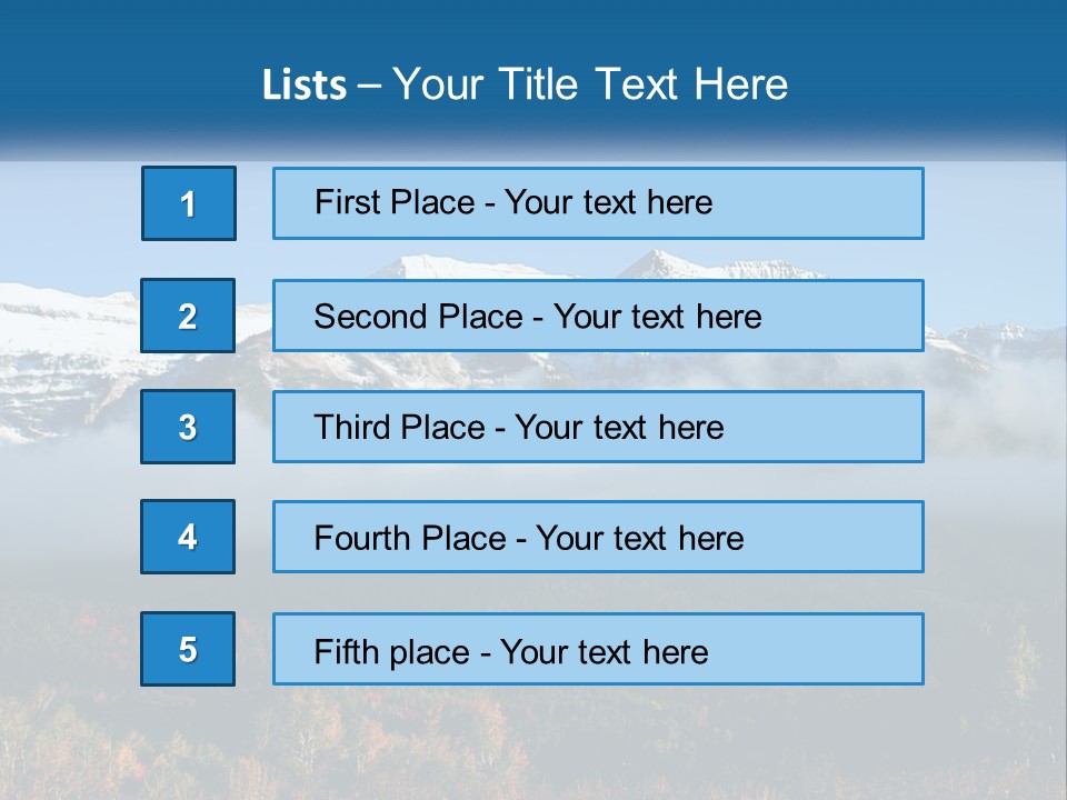 Cooling Power Technology PowerPoint Template