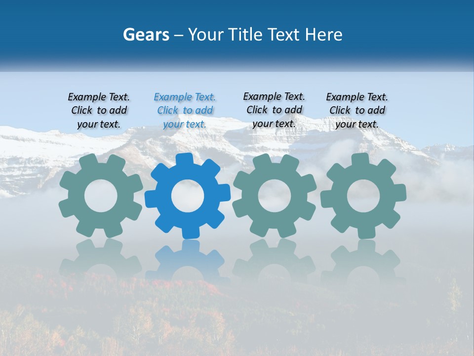 Cooling Power Technology PowerPoint Template