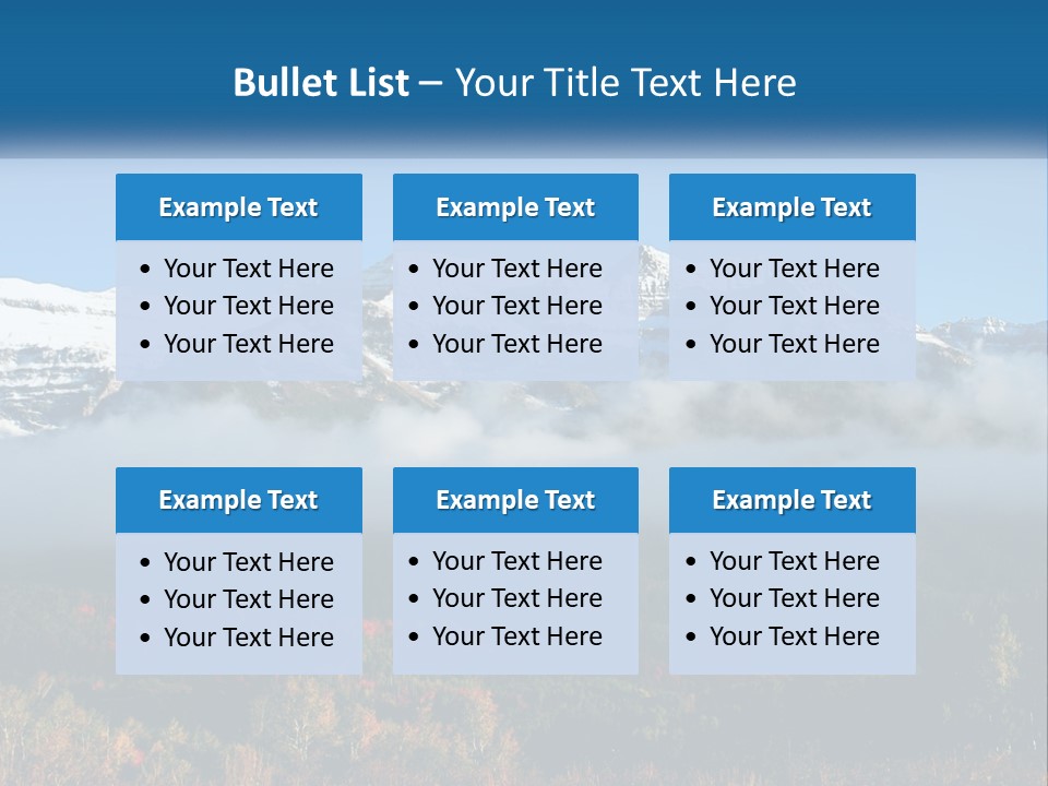 Cooling Power Technology PowerPoint Template