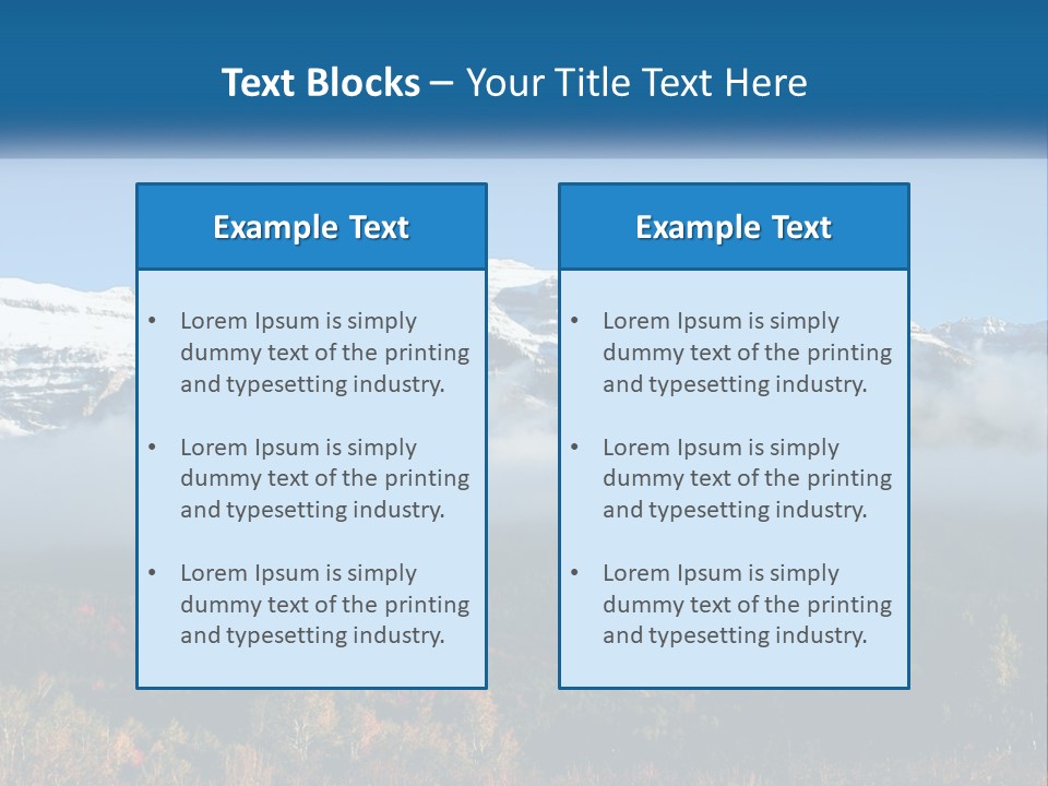 Cooling Power Technology PowerPoint Template