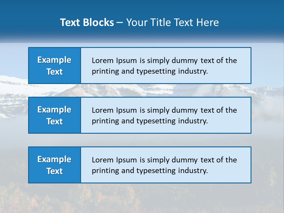 Cooling Power Technology PowerPoint Template
